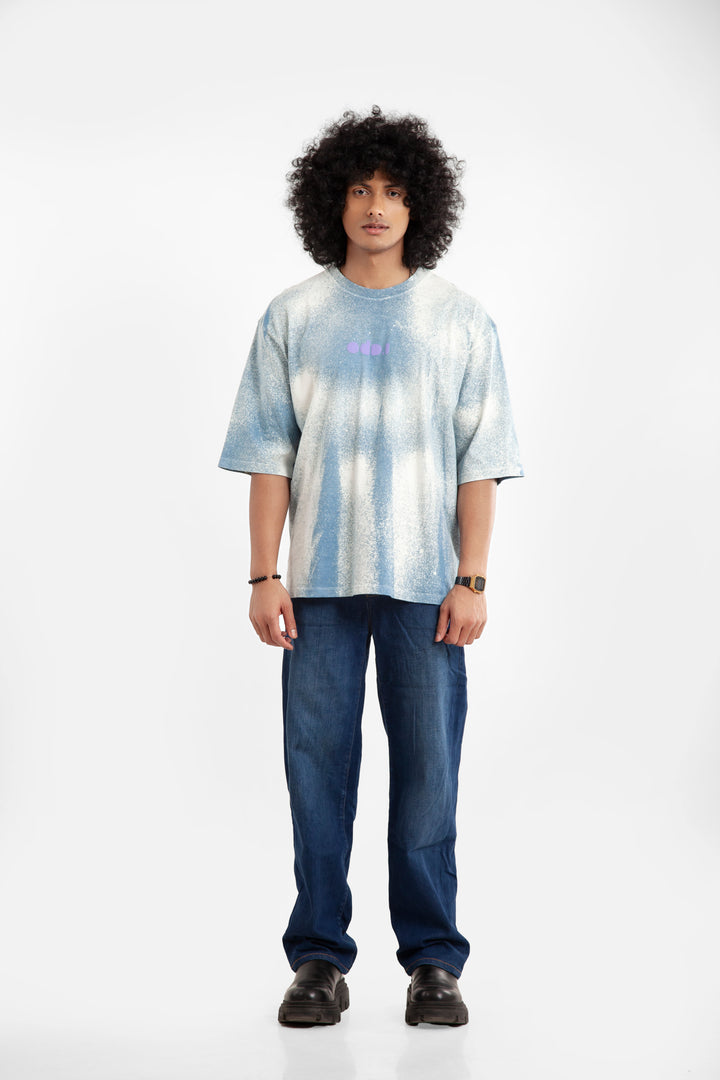 BLOT IT BLUE OVERSIZED T-SHIRT