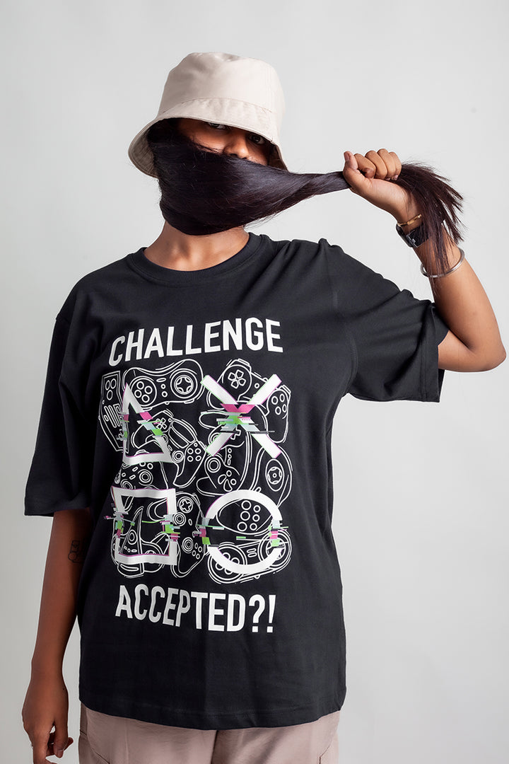 OdD1 Challenge Accepted Black T-shirt