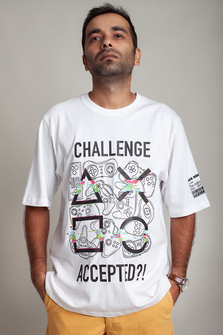 OdD1 Challenge Accepted White T-shirt