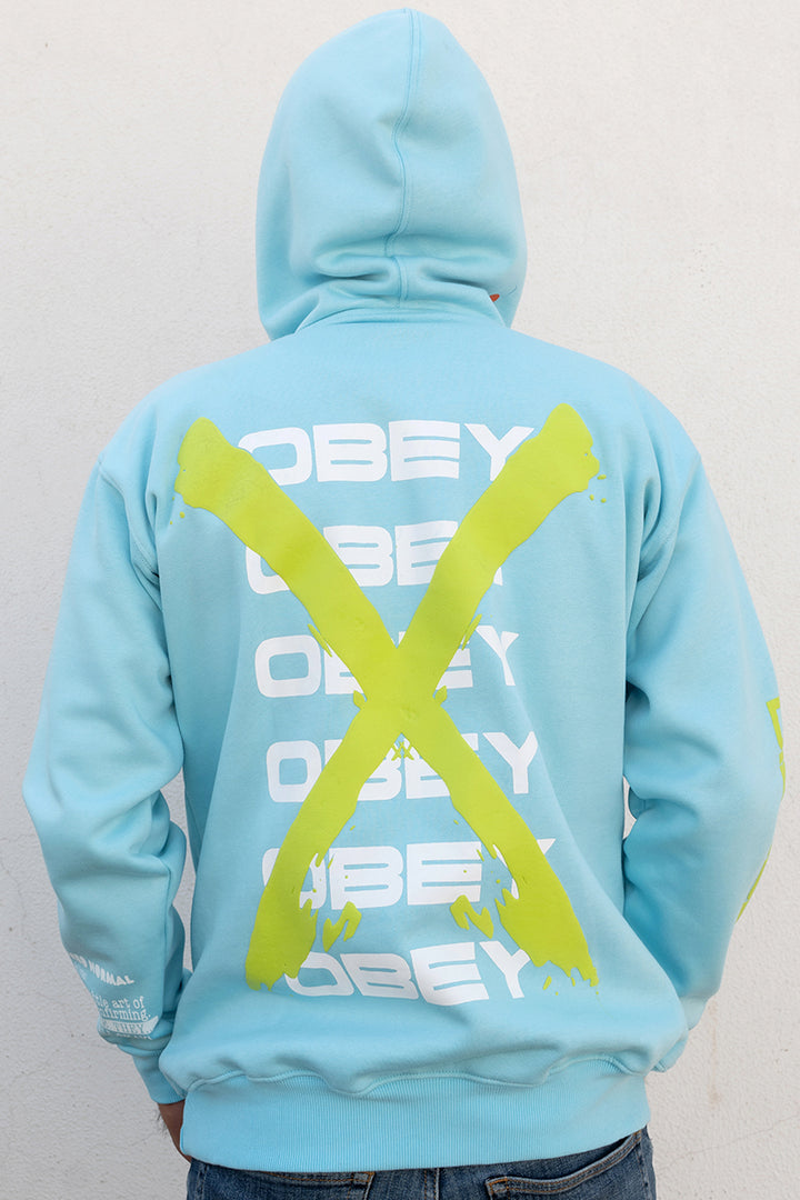 OdD1 hoodies for men Disobey Blue