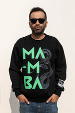 Load image into Gallery viewer, OdD1 Mamba black sweatshirt
