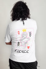 Load image into Gallery viewer, OdD1 Mens Fierce White T-shirt
