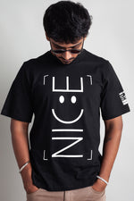 Load image into Gallery viewer, OdD1 Mens Nice Black T-shirt front
