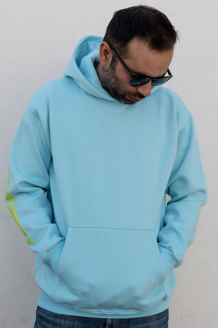 OdD1 oversized hoodies Disobey Blue