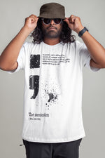 Load image into Gallery viewer, OdD1 Oversized T-shirt Semi Colon White
