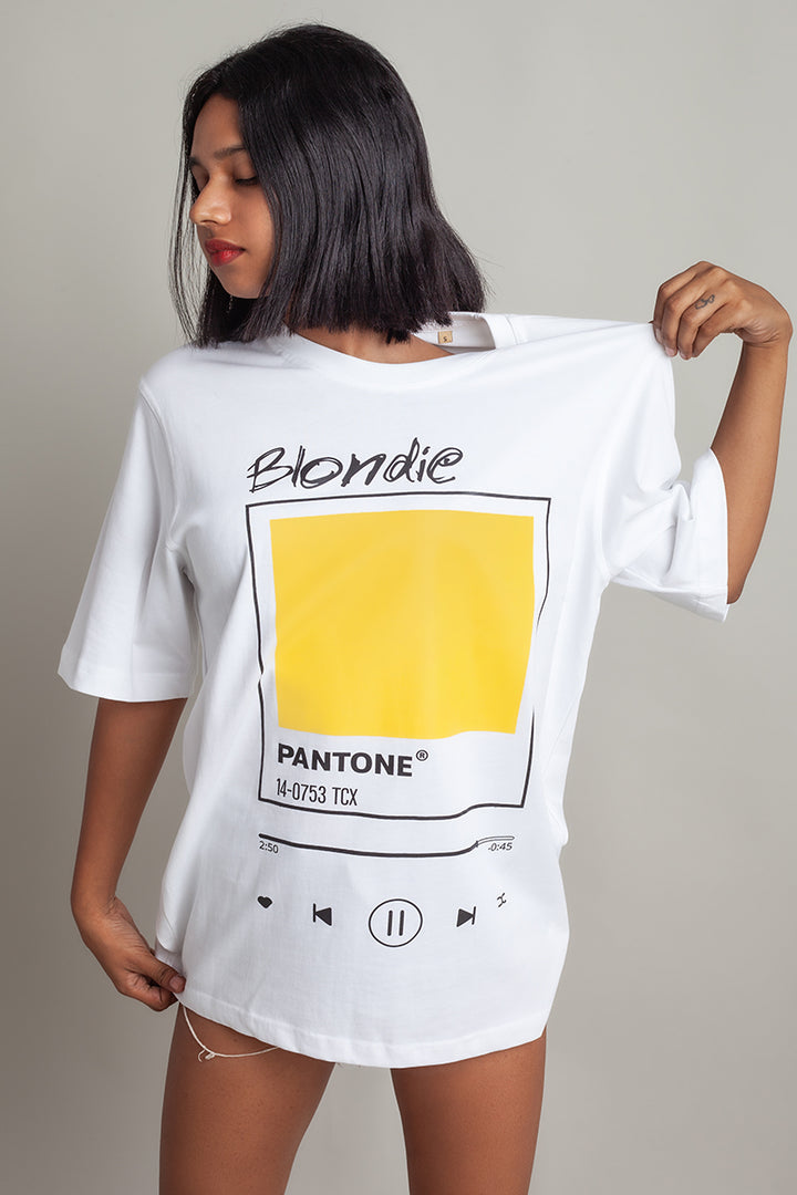 OdD1 oversized tshirt Blondie White 