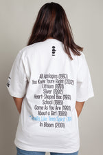 Load image into Gallery viewer, OdD1 oversized T-shirt Nirvana White
