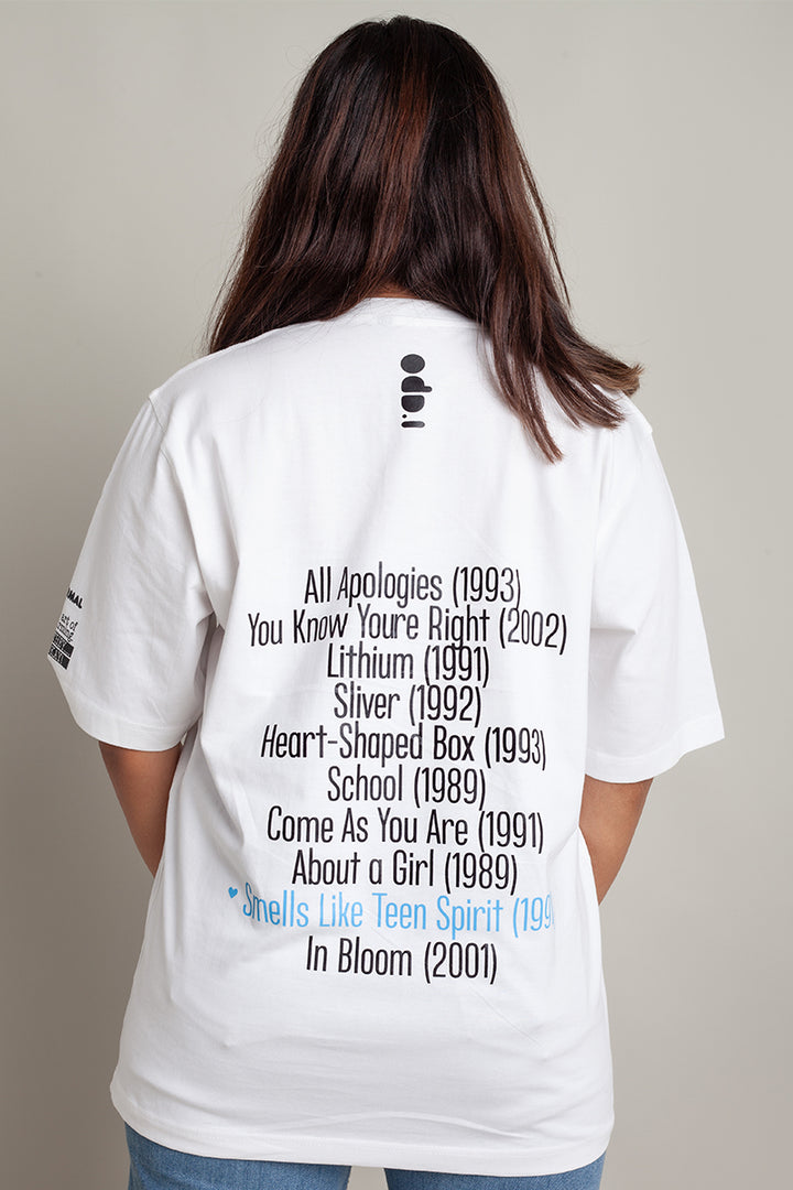 OdD1 oversized T-shirt Nirvana White