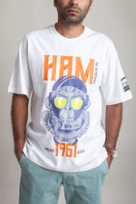 Load image into Gallery viewer, OdD1 Project Ham White T-shirt
