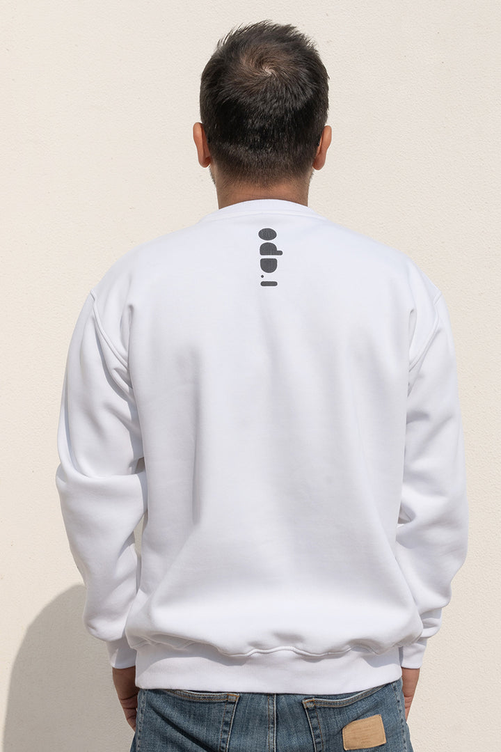 OdD1 sweatshirt FryDay White Back