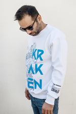 Load image into Gallery viewer, OdD1 sweatshirts Kraken white side
