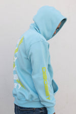 Load image into Gallery viewer, OdD1 winter hoodie Disobey Blue
